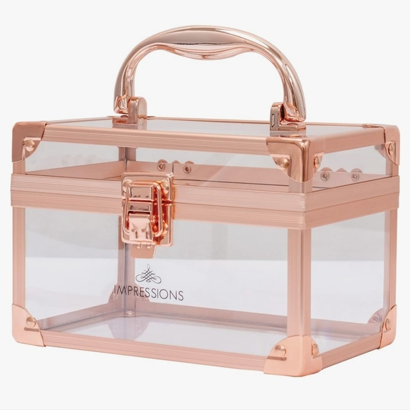 NEW Impressions Vanity Makeup Train Travel Case - Picture 1 of 10